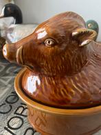 GEO je t’aime vintage brocante patepot wild zwijn, Antiek en Kunst, Verzenden