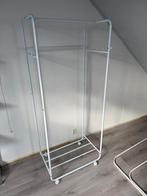 Wit Kledingrek met Wielen, 100 tot 150 cm, Ophalen of Verzenden, Zo goed als nieuw, Modern
