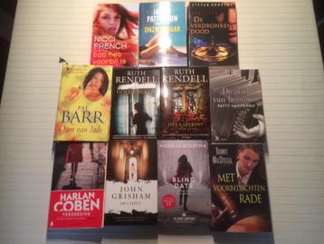 Boeken thrillers (11 stuks)  beschikbaar voor biedingen