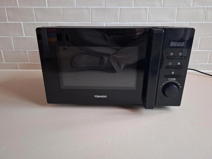 ZGAN Tomado magnetron - TMS2002B matzwart, Witgoed en Apparatuur, Magnetrons, Zo goed als nieuw, Minder dan 45 cm, Ophalen of Verzenden