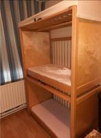 Houten Stapelbed - 2persoons, Gebruikt, 90 cm, Eenpersoons, Bruin