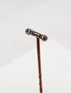 Dasspeld 18 kt goud briljant., Ophalen of Verzenden, Goud, Overige typen, Met edelsteen