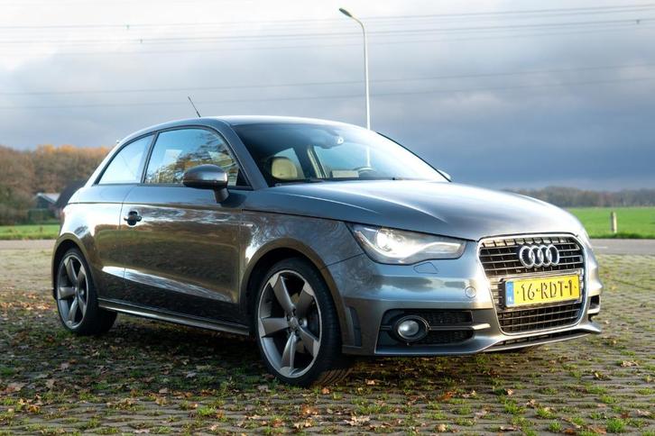 Audi A1, 1.4 Tfsi 90KW (123PK), S-Line 2011 Grijs, Auto's, Audi, Particulier, A1, Airbags, Airconditioning, Bluetooth, Boordcomputer