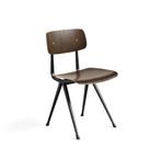 HAY Result Chair zwart frame smoked oak set 2 €379 p stuk nu, Huis en Inrichting, Stoelen, Hay, Nieuw, Eén, Zwart