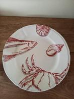Gien Ocean Rouge, Huis en Inrichting, Keuken | Servies, Ophalen of Verzenden, Porselein, Overige stijlen, Bord(en)