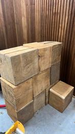 Eiken hout blokken, Doe-het-zelf en Verbouw, Hout en Planken, Ophalen, Eiken, Minder dan 200 cm, Plank