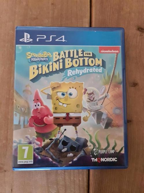 PS4 - SpongeBob SquarePants: Battle for Bikini - Rehydrated, Spelcomputers en Games, Games | Sony PlayStation 4, Gebruikt, Overige genres