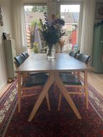 Eettafel MADE Frans eiken 90x200 cm, Ophalen, 50 tot 100 cm, Zo goed als nieuw, Vijf personen of meer