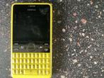 Nokia  Asha  210, Gebruikt, Geel, Fysiek toetsenbord, Ophalen of Verzenden
