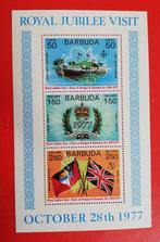 Barbuda 1979 block royal jubilee visit MNH, Postzegels en Munten, Postzegels | Oceanië, Verzenden, Postfris
