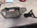 Chassis traxxas rustler 4x4 vxl met bulkhead & accuhouder, Elektro, Ophalen of Verzenden, Zo goed als nieuw, Schaal 1:10