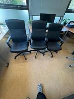 Bureaustoelen x3, Ophalen, Gebruikt, Zwart, Bureaustoel