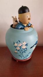 Kuifje - Tintin - Beeld Kuifje in vaas, Verzamelen, Stripfiguren, Ophalen of Verzenden, Zo goed als nieuw, Beeldje of Figuurtje