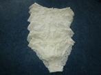 NIEUW 6 spierwitte kante onderbroekjes slips maat M, Hunkemöller, Ophalen of Verzenden, Wit, Slip