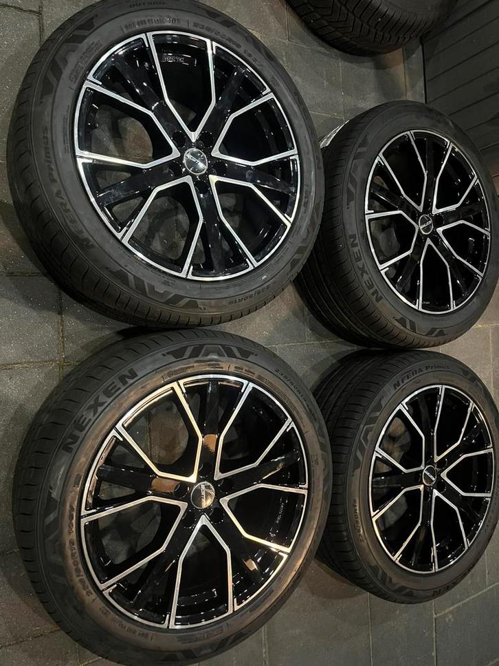 Nieuwe set gmp 8,5x19 et 45 steek 5x112 nexen 235-50-19, Auto-onderdelen, Banden en Velgen, Banden en Velgen, Zomerbanden, 19 inch
