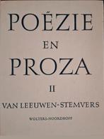 Van Leeuwen - Stemvers - Poëzie en proza II, Boeken, Van Leeuwen + Stemvers, Ophalen of Verzenden, Meerdere auteurs, Gelezen