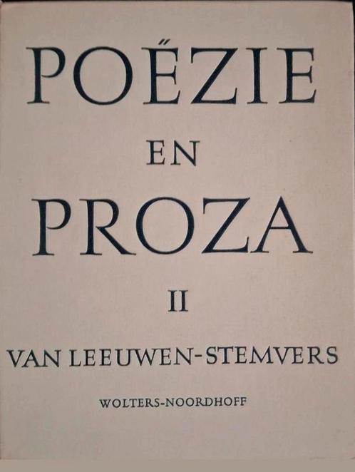 Van Leeuwen - Stemvers - Poëzie en proza II, Boeken, Gedichten en Poëzie, Gelezen, Meerdere auteurs, Ophalen of Verzenden