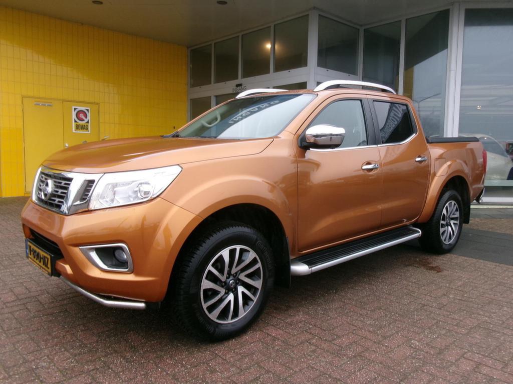 Nissan Navara 2.3 DCI 190PK AIRCO, ST.VERW., NAV., 360 CAM., Auto's, Stof, Gebruikt, Euro 6, Origineel Nederlands