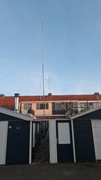 Lichtmast 12m met 2x 6m aluminium topbuis, Ophalen