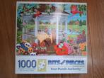 BITS AND PIECES Puzzel - Garden Gazebo - 1000 Stukjes, Ophalen of Verzenden, 500 t/m 1500 stukjes, Zo goed als nieuw, Legpuzzel