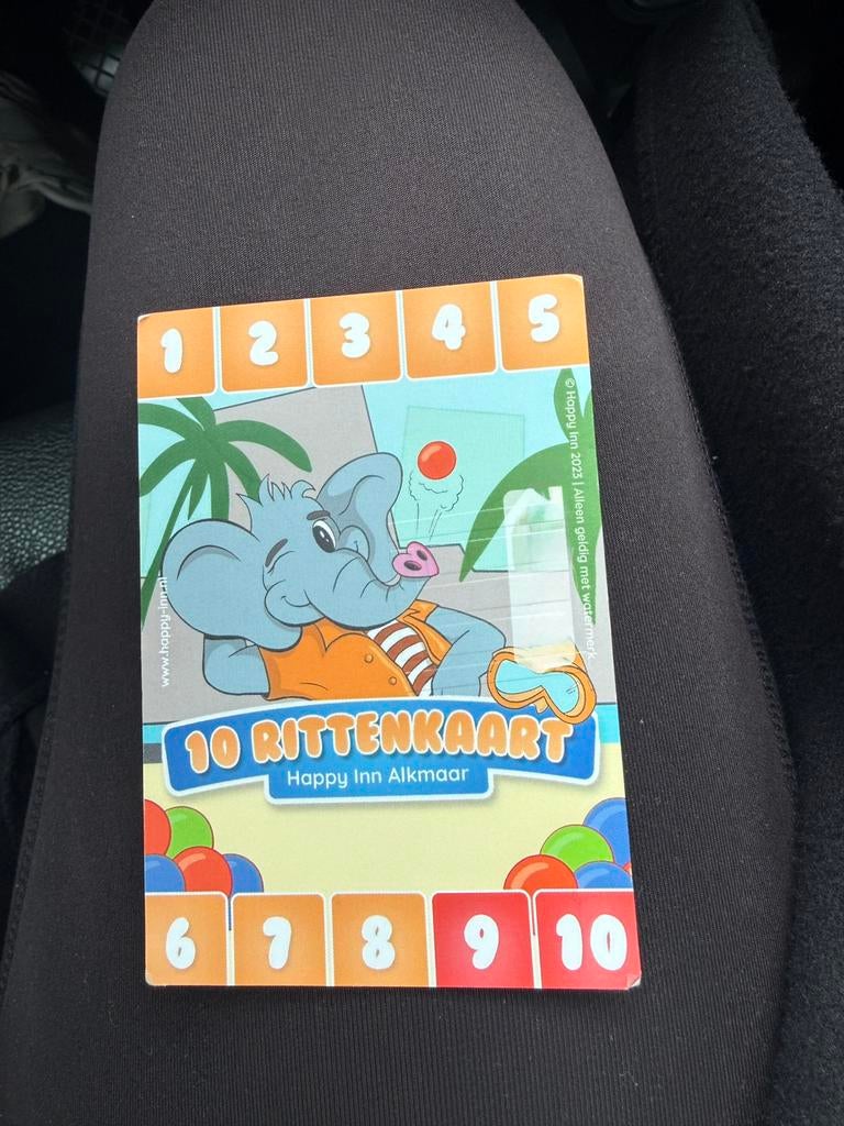 Volle happy inn kaart toegangskaart kinder speel alkmaar, Eén persoon