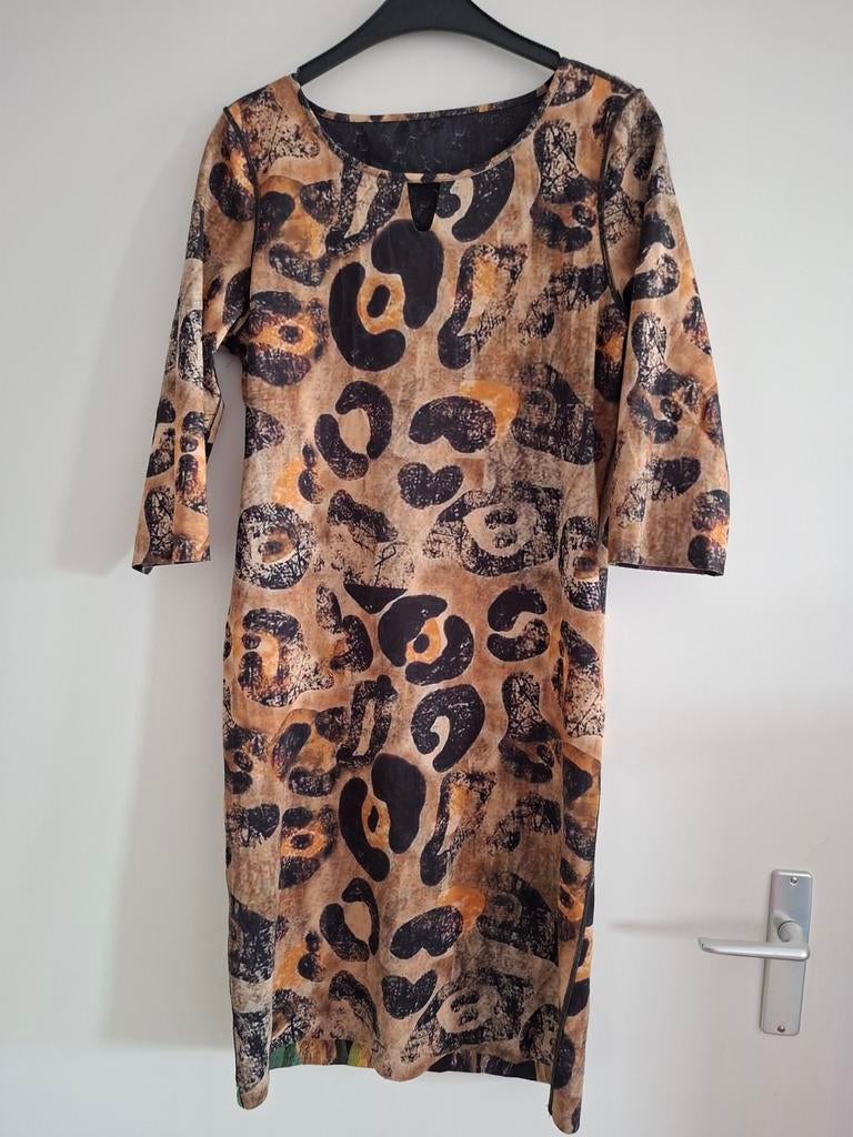 Jurk Lizzy coco, Kleding | Dames, Jurken, Ophalen of Verzenden, Zo goed als nieuw, Knielengte