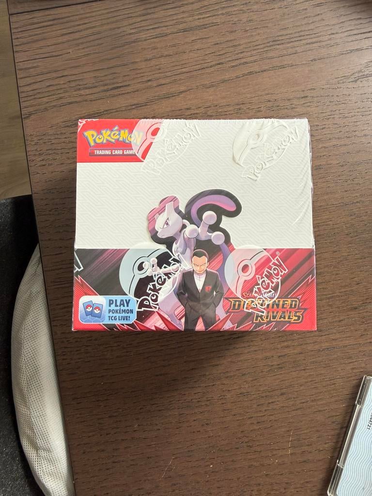 Pokémon TCG – Destined Rivals Booster Box | Sealed | SV10, Ophalen of Verzenden, Zo goed als nieuw, Boosterbox