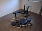halterset 100 kg   "Gorilla Sports"., Ophalen, Gebruikt, Halterset