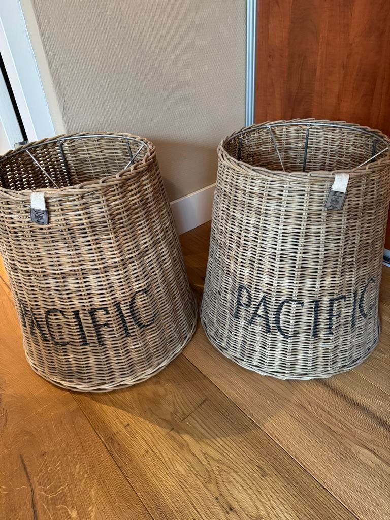 vidaXL Plafondlampenkap 30x20 cm wicker bruin