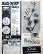 14 vintage advertenties reclames juwelier 54-80 juwelen goud, Ophalen of Verzenden, Gebruikt, Overige typen