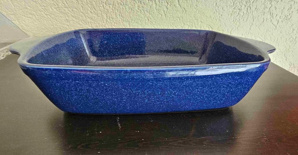 Ovenschaal, Ophalen, Zo goed als nieuw, Steen/keramiek, Blauw