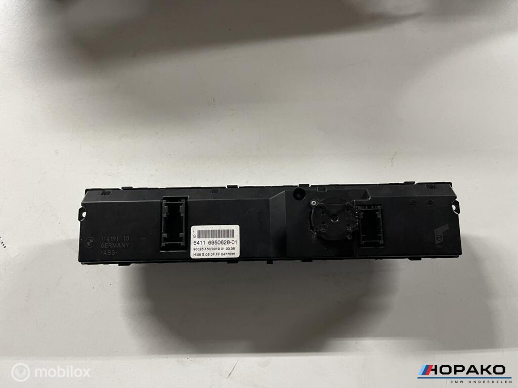 Climatronic paneel BMW 5 serie E60 E61 6411 6950628-01, Gebruikt, Einsteinlaan 5 rijswijk, Bmw, Ophalen of Verzenden