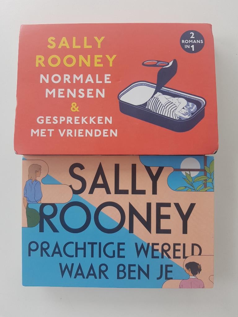 2x Dwarsligger Sally Rooney oa. Normale Mensen, Vrienden, Ophalen of Verzenden, Sally Rooney