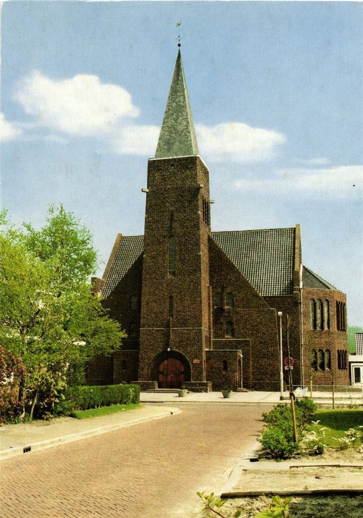 Geref. Kerk, Kollum - gelopen, Verzamelen, Ansichtkaarten | Nederland, Ophalen of Verzenden, Voor 1920, Gelopen, Friesland