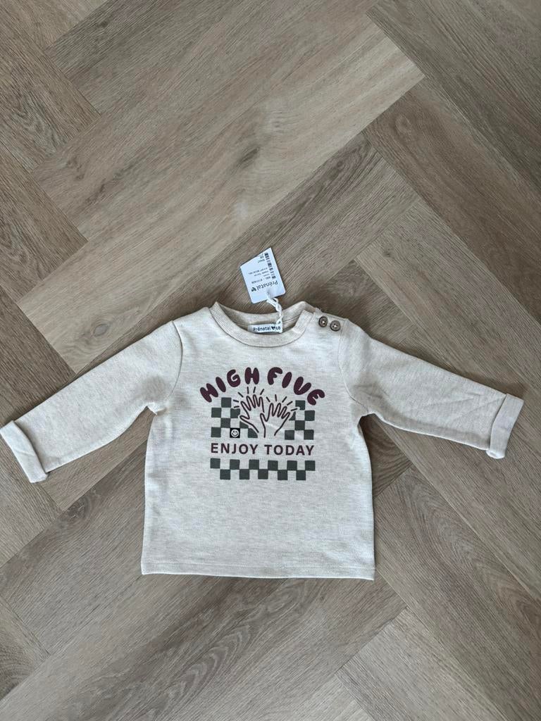 Nieuw!!  Prenetal beige trui, maat 68, Kinderen en Baby's, Babykleding | Maat 68, Ophalen of Verzenden, Nieuw, Jongetje, Truitje of Vestje