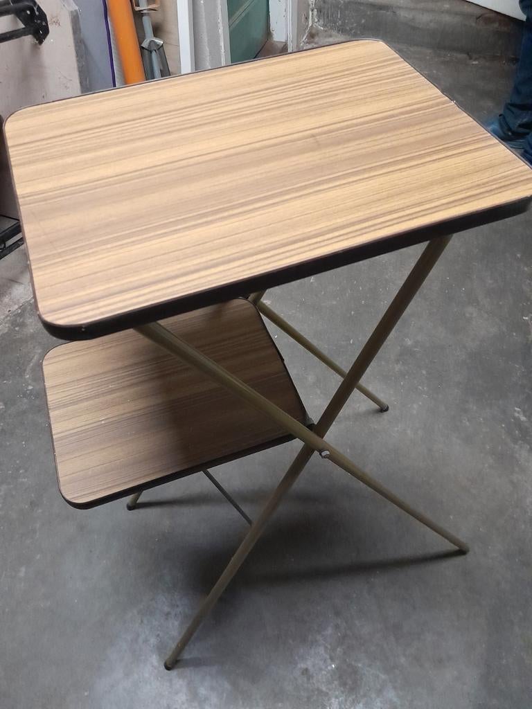 Vintage diaprojector staander, Ophalen, Rechthoekig, Minder dan 55 cm