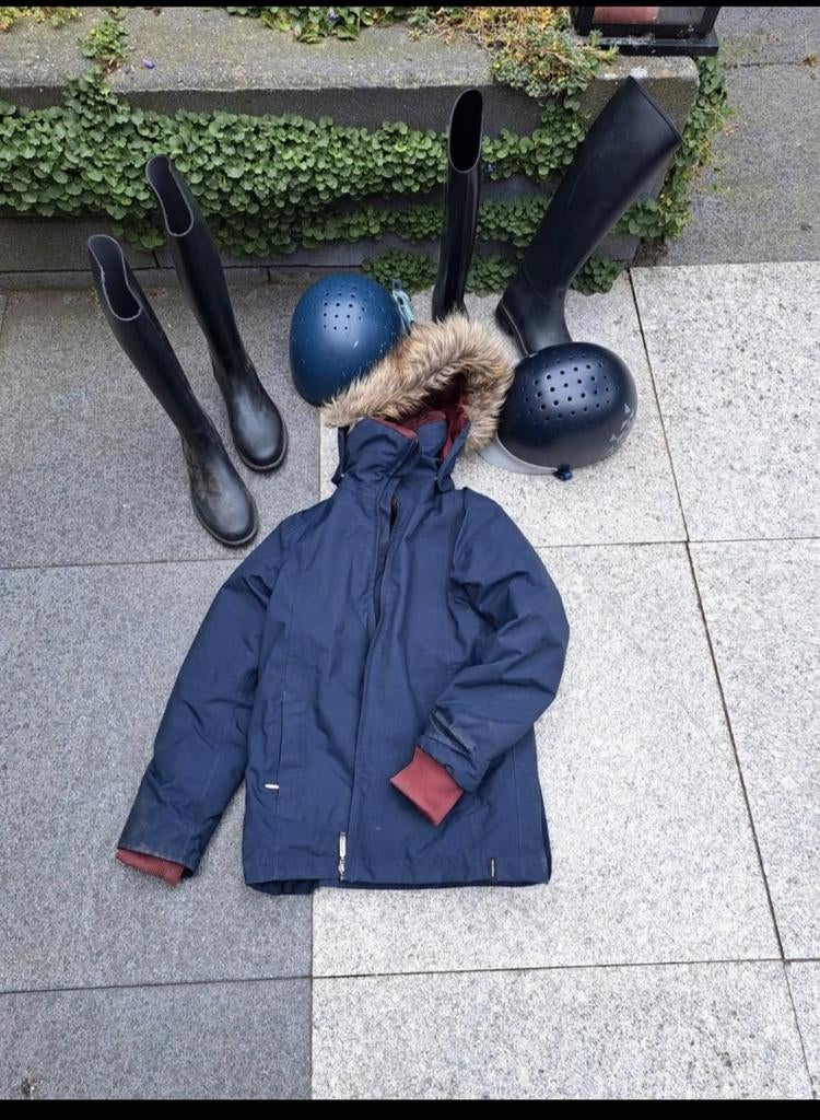 Set kinder paardrijkleding, Ophalen, Cap