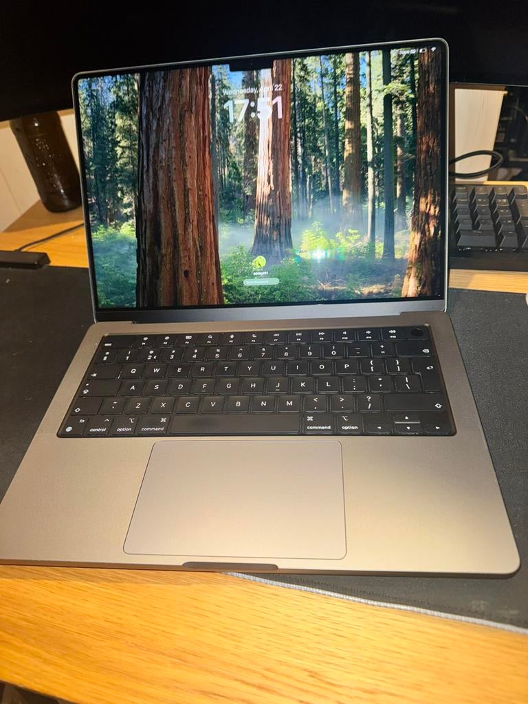 14inch MacBook Pro / M1 Pro / 16GB / 512GB SSD, Computers en Software, Apple Macbooks, Overige groottes, 512 GB, Zo goed als nieuw