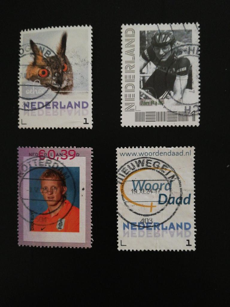 NEDERLAND 4x Persoonlijke Zegel, Postzegels en Munten, Postzegels | Nederland, Ophalen of Verzenden