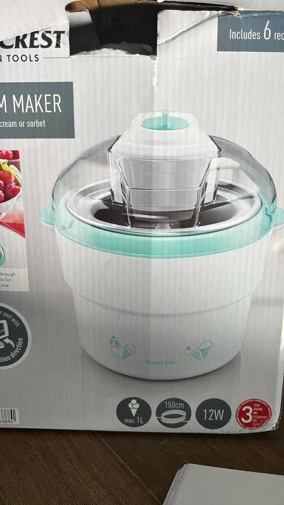 Nieuwe ijsmachine met bon, Ophalen of Verzenden, Nieuw