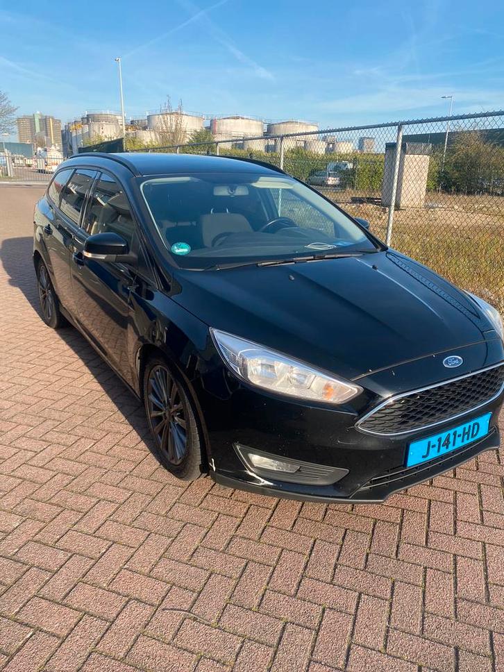 Ford Focus 2.0 2017 taxiklaar, Auto's, Ford, Particulier, Focus, Diesel, Euro 6, Stationwagon, Automaat, Zwart, Zwart, Stof, Voorwielaandrijving