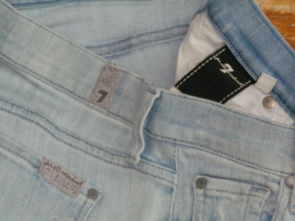 7 FOR ALL MANKIND 7/8 skinny,Mt 26 topstaat, Tweedehands, Blauw, Tweedehands, 7 for all mankind