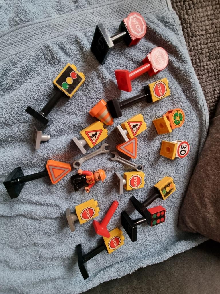 Duplo verkeers borden, Ophalen of Verzenden, Duplo