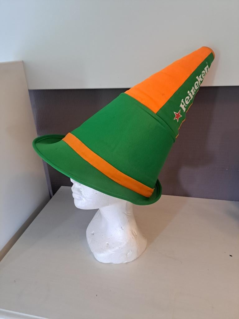 Oranje  Heineken hoed/luidspreker, Ophalen of Verzenden, Oranje of Koningsdag