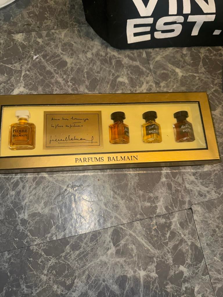 Balmain Miniatuur Parfum Set - Nieuw in Originele Verpakking, Ophalen of Verzenden, Nieuw