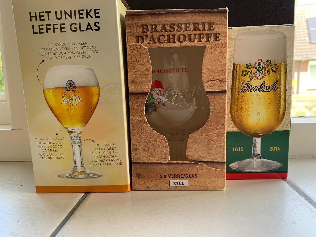 bierglazen, Ophalen of Verzenden, Nieuw, Bierglas