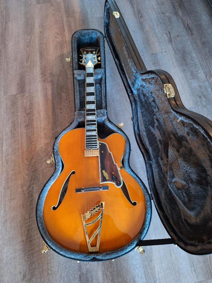 D'Angelico EXL-1 Throwback - Jazz Guitar - Hollow-body, Muziek en Instrumenten, Snaarinstrumenten | Gitaren | Elektrisch, Zo goed als nieuw