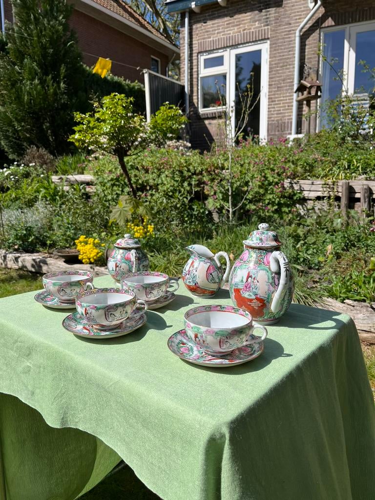 Chinees thee servies, Antiek en Kunst, Antiek | Servies compleet, Ophalen