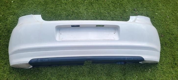 Witte Achterbumper VW Polo 2011 - Candy White (LB9A), Auto-onderdelen, Carrosserie en Plaatwerk, Bumper, Volkswagen, Achter, Gebruikt