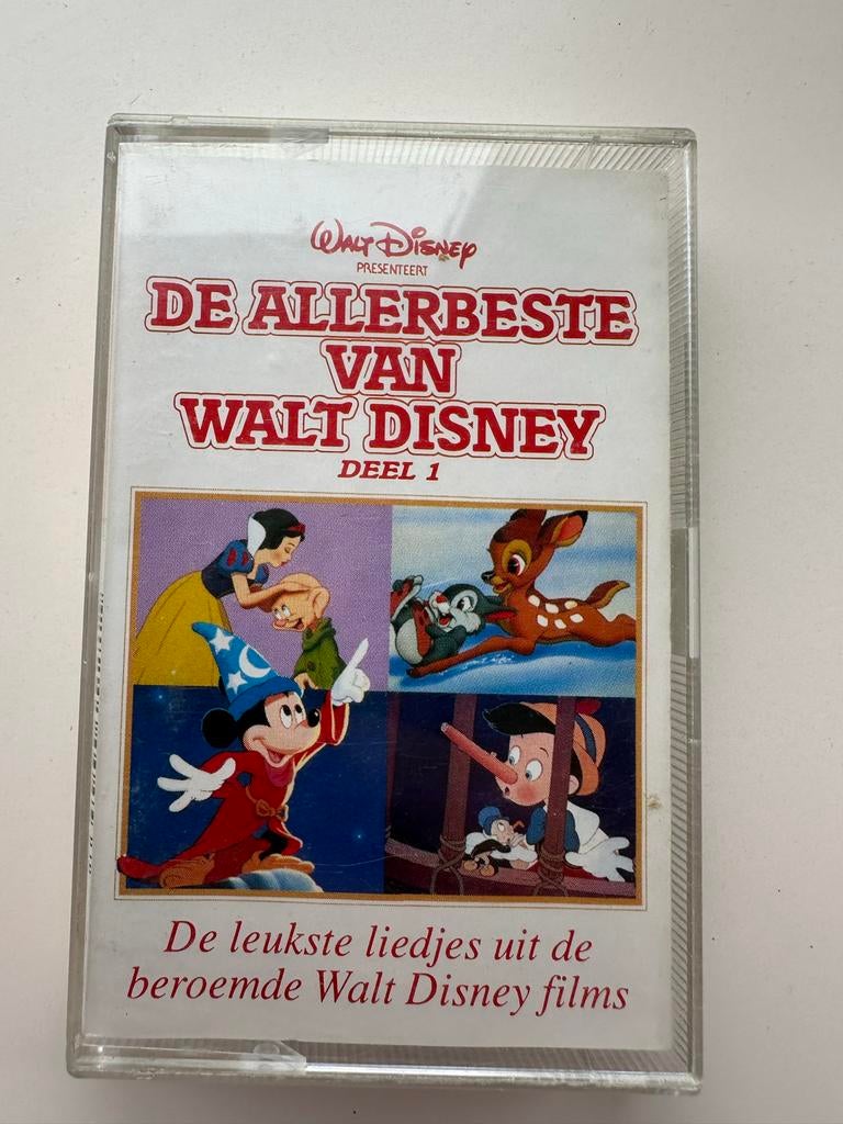 Walt Disney - De Allerbeste Van Walt Disney Deel 1, Cd's en Dvd's, Cassettebandjes, Gebruikt, Voorbespeeld, Kinderen en Jeugd